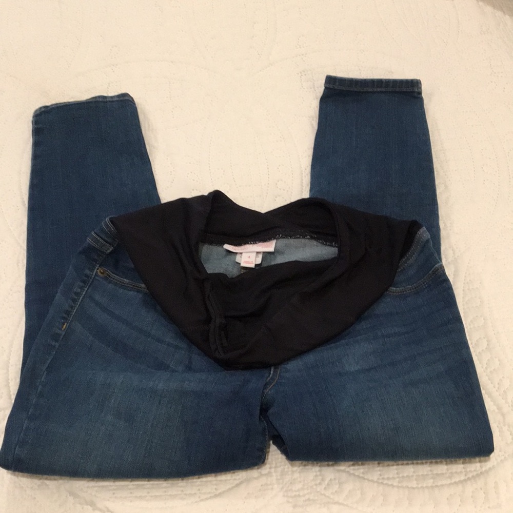 Isabel Maternity Skinny Crop Jeans